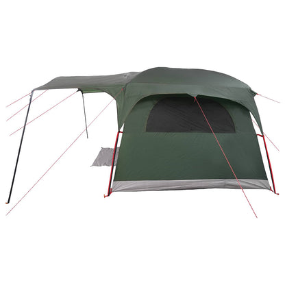 vidaXL Tunnel Tent Army Green 427 x 305 x 205 cm Polyester and Steel