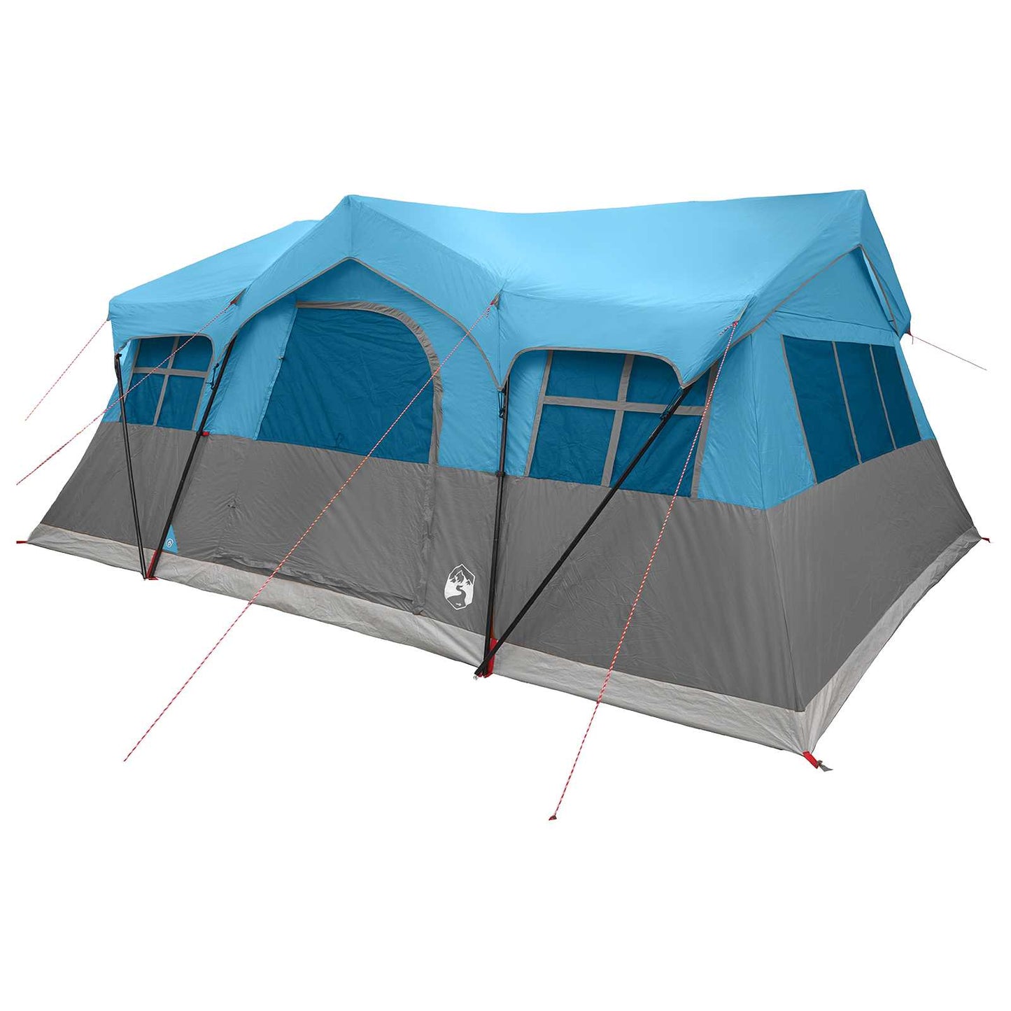 vidaXL Family Tent 487 x 340 x 216 cm Blue Polyester and Steel