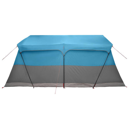 vidaXL Family Tent 487 x 340 x 216 cm Blue Polyester and Steel