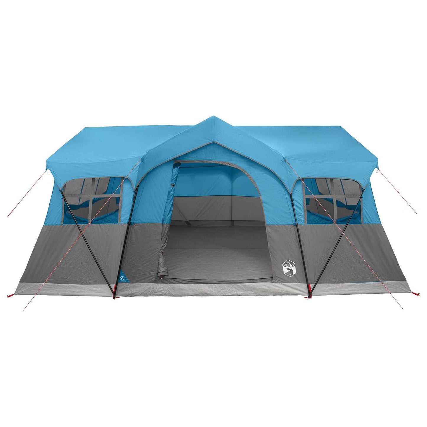 vidaXL Family Tent 487 x 340 x 216 cm Blue Polyester and Steel