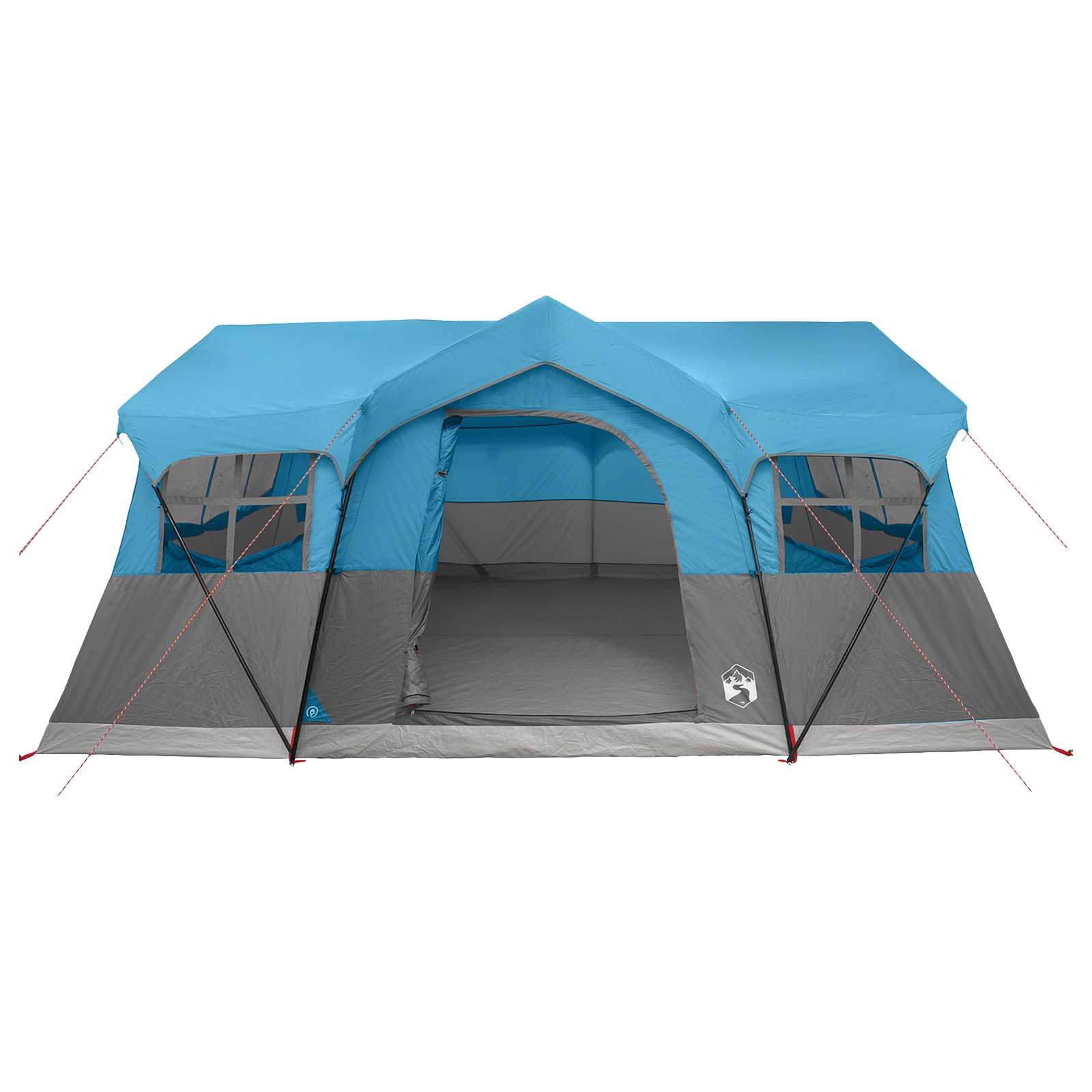 vidaXL Family Tent 487 x 340 x 216 cm Blue Polyester and Steel