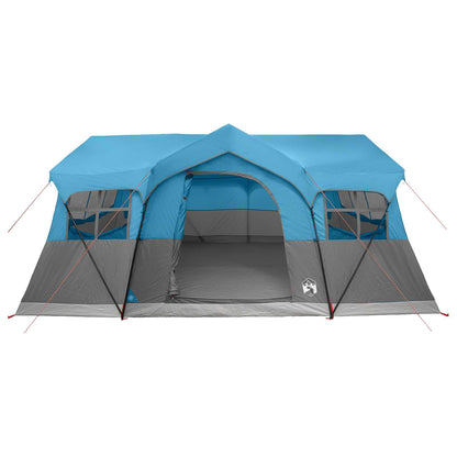 vidaXL Family Tent 487 x 340 x 216 cm Blue Polyester and Steel