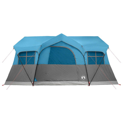 vidaXL Family Tent 487 x 340 x 216 cm Blue Polyester and Steel