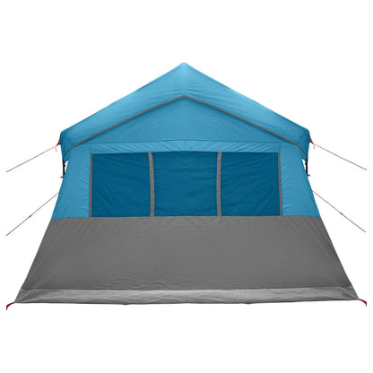 vidaXL Family Tent 487 x 340 x 216 cm Blue Polyester and Steel