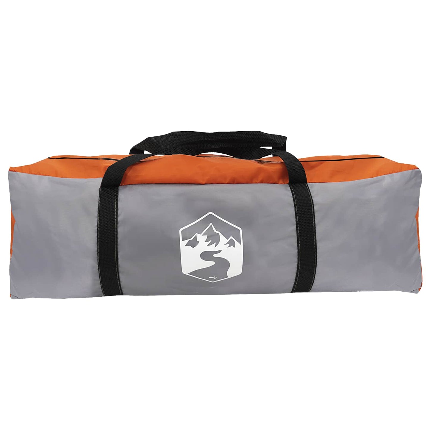 vidaXL Family Tent 487 x 340 x 216 cm Grey and Orange