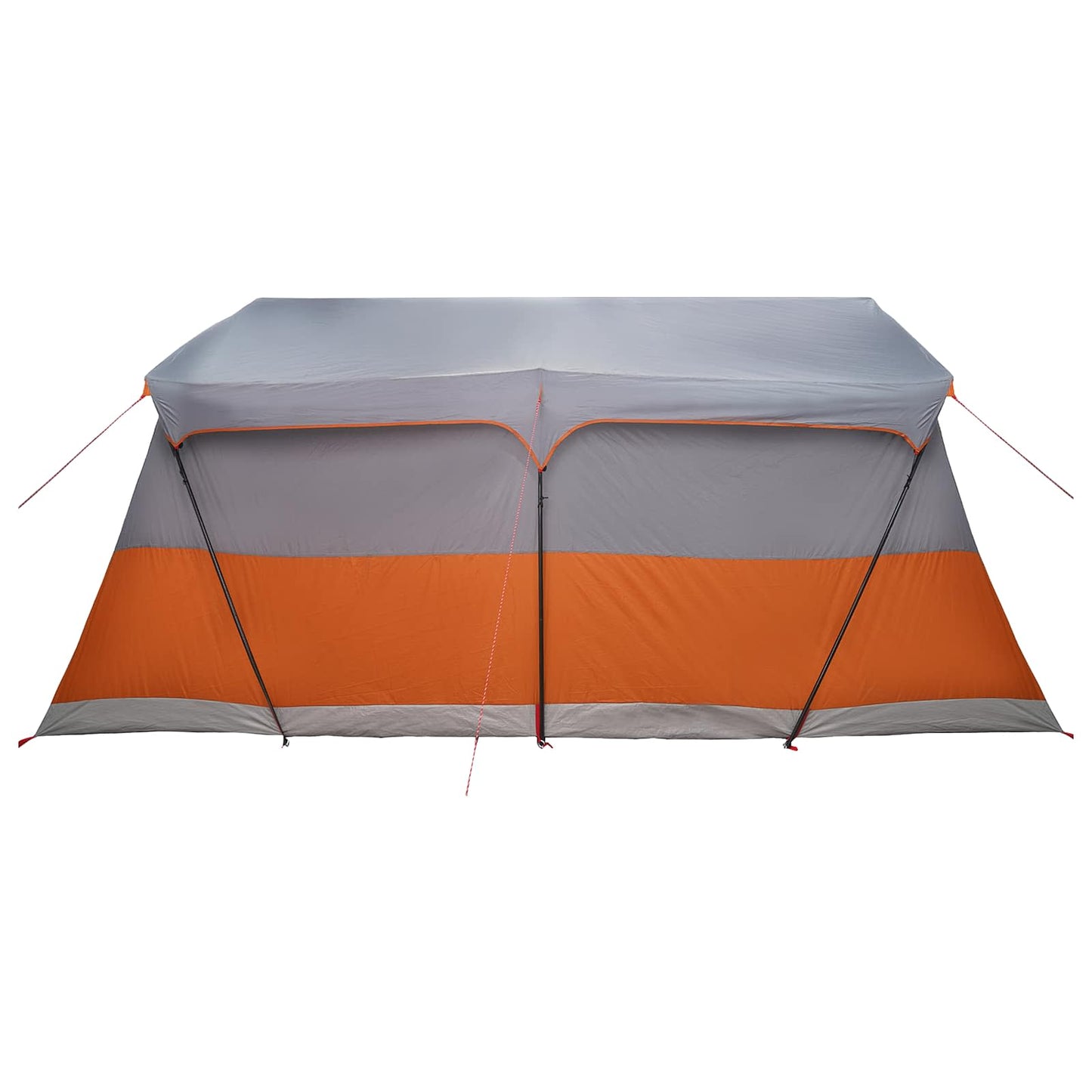 vidaXL Family Tent 487 x 340 x 216 cm Grey and Orange