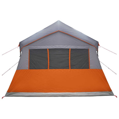 vidaXL Family Tent 487 x 340 x 216 cm Grey and Orange