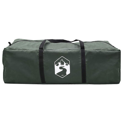 vidaXL Family Tent 487 x 340 x 216 cm Army Green Polyester and Steel