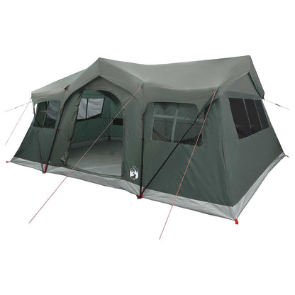 vidaXL Family Tent 487 x 340 x 216 cm Army Green Polyester and Steel