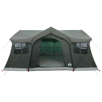 vidaXL Family Tent 487 x 340 x 216 cm Army Green Polyester and Steel