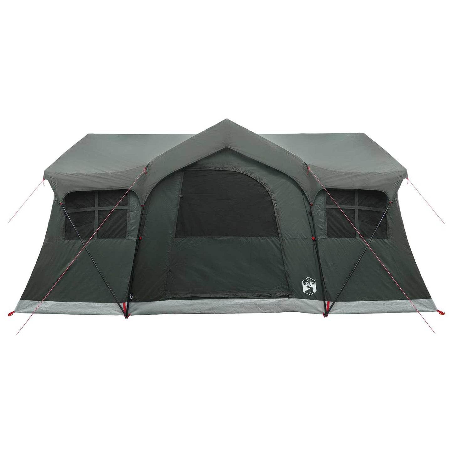 vidaXL Family Tent 487 x 340 x 216 cm Army Green Polyester and Steel
