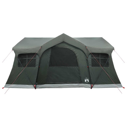 vidaXL Family Tent 487 x 340 x 216 cm Army Green Polyester and Steel