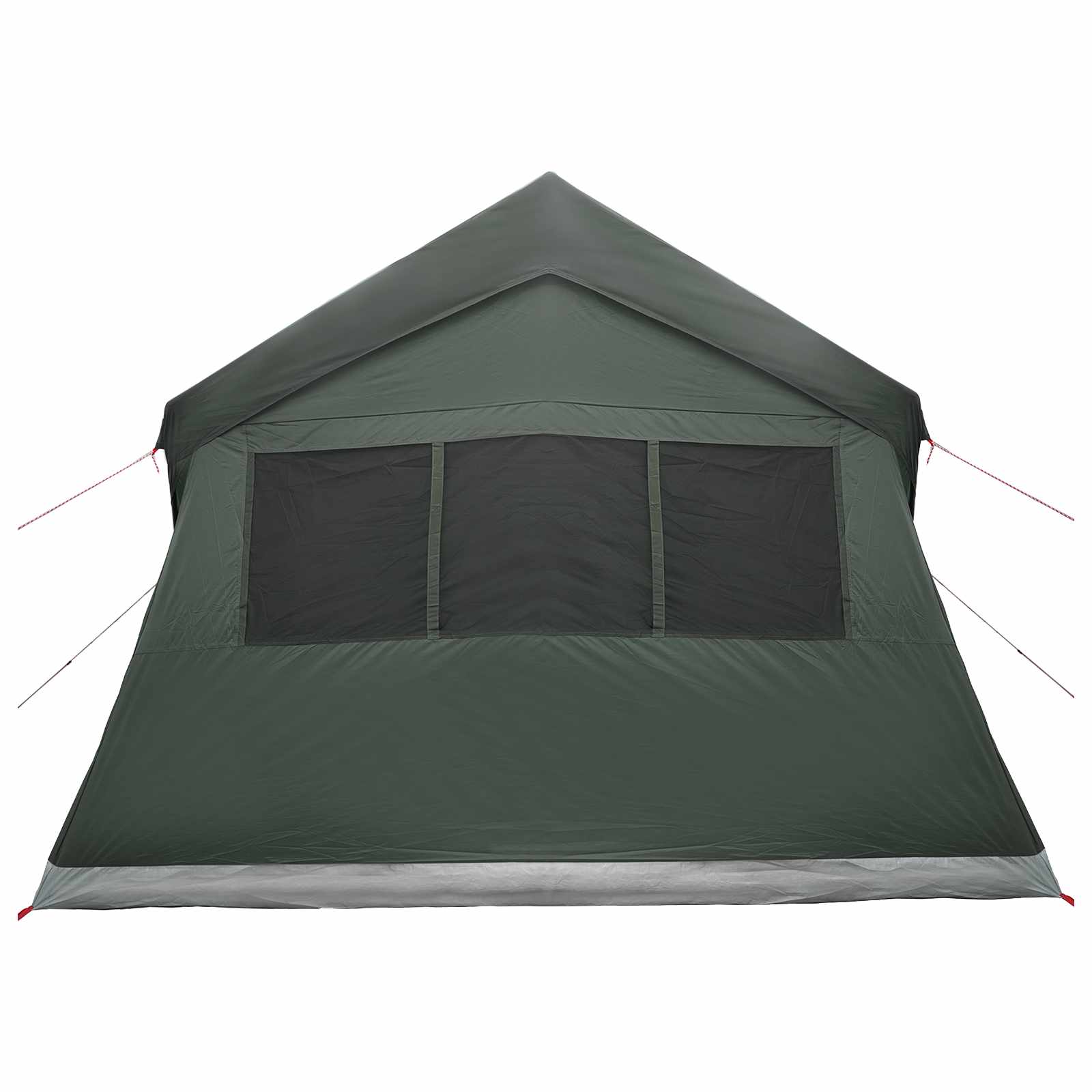 vidaXL Family Tent 487 x 340 x 216 cm Army Green Polyester and Steel