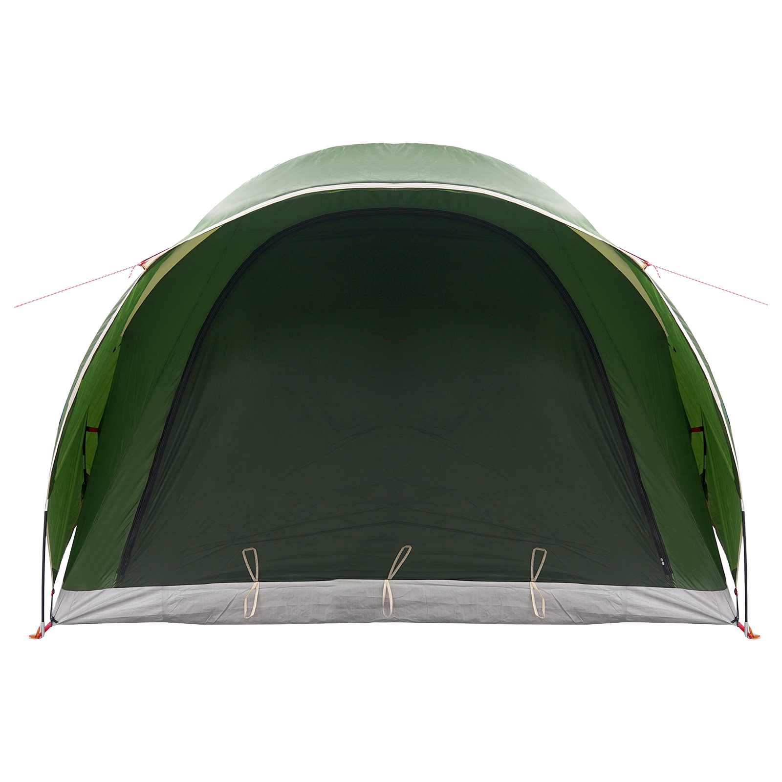 vidaXL Tunnel Tent 370 x 275 x 210 cm Green Polyester and Steel