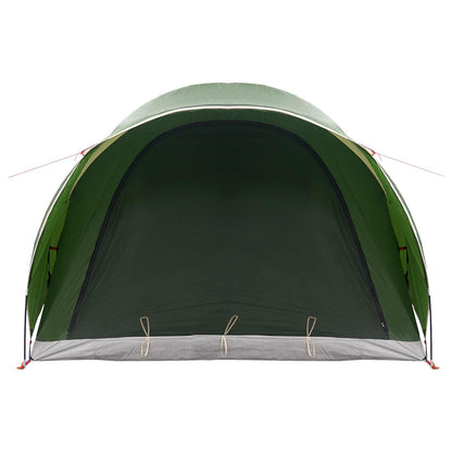 vidaXL Tunnel Tent 370 x 275 x 210 cm Green Polyester and Steel
