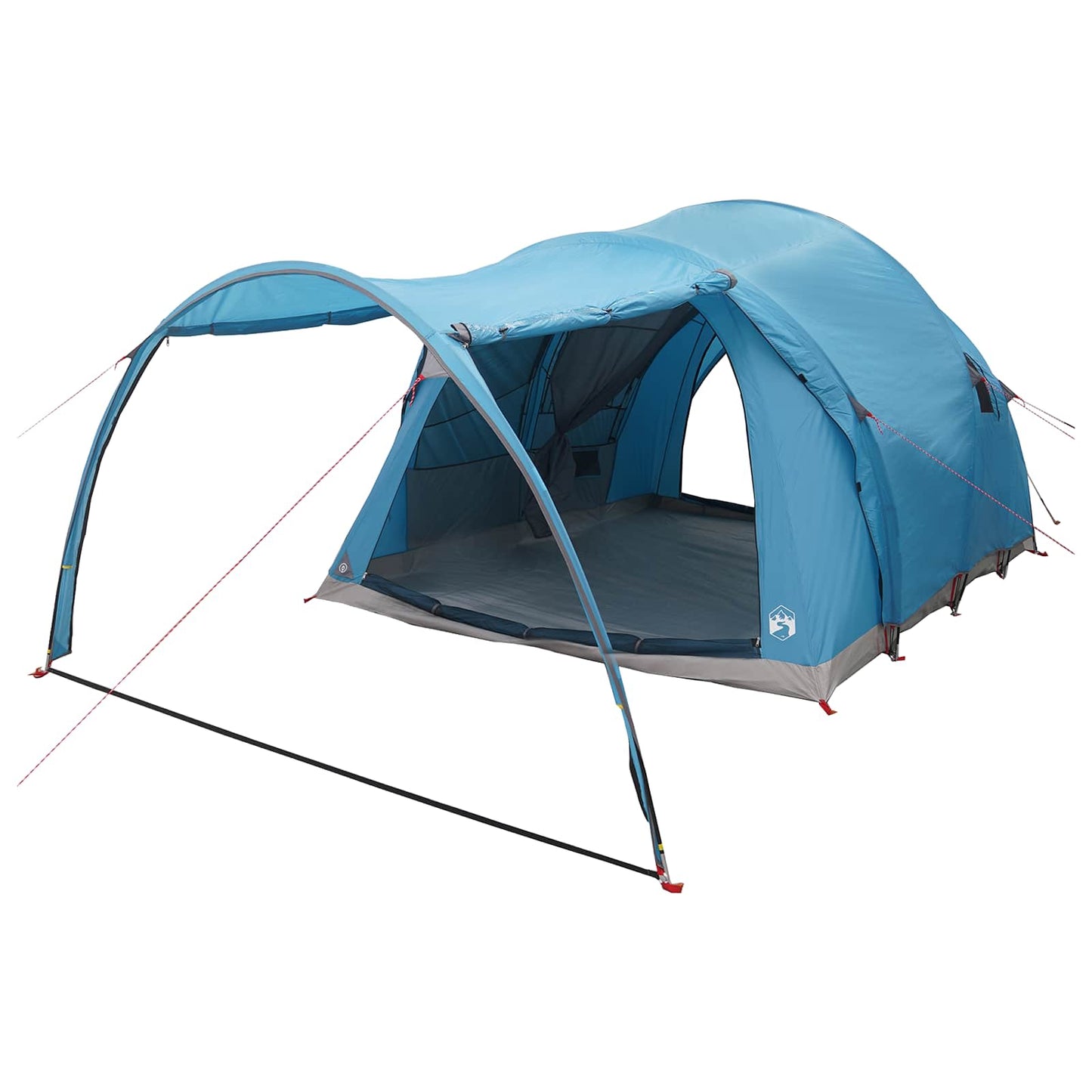 vidaXL Tunnel Tent 370 x 275 x 210 cm Blue Polyester and Steel