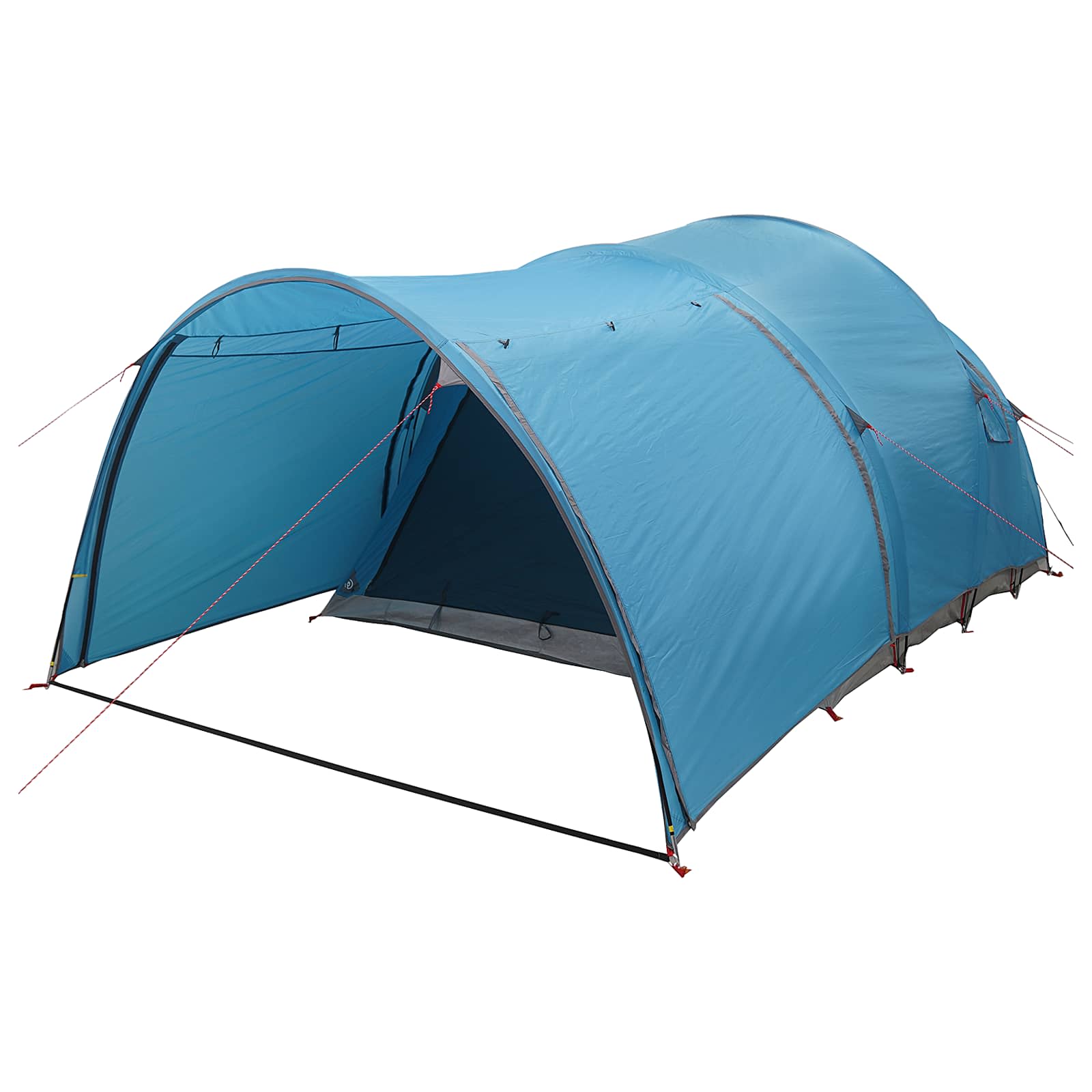 vidaXL Tunnel Tent 370 x 275 x 210 cm Blue Polyester and Steel