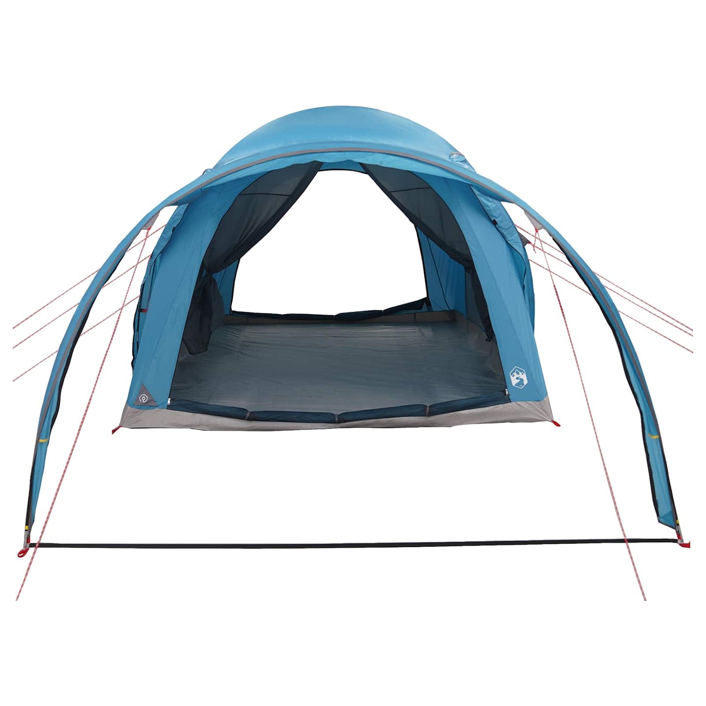 vidaXL Tunnel Tent 370 x 275 x 210 cm Blue Polyester and Steel
