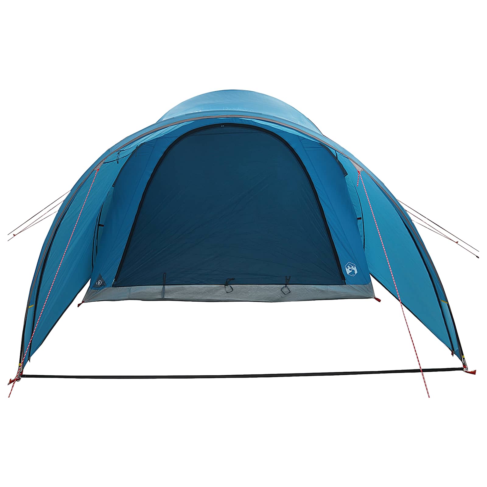 vidaXL Tunnel Tent 370 x 275 x 210 cm Blue Polyester and Steel