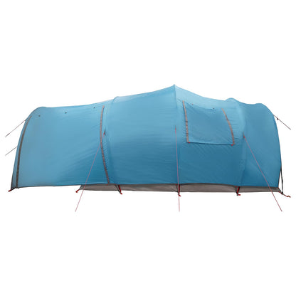 vidaXL Tunnel Tent 370 x 275 x 210 cm Blue Polyester and Steel