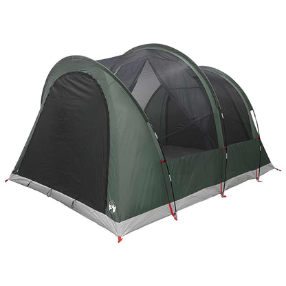 vidaXL Tunnel Tent 370 x 275 x 210 cm Army Green Polyester and Steel