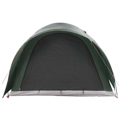 vidaXL Tunnel Tent 370 x 275 x 210 cm Army Green Polyester and Steel