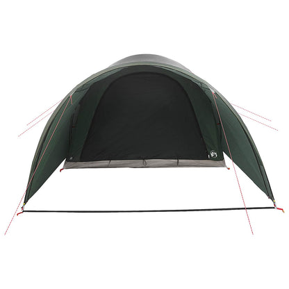 vidaXL Tunnel Tent 370 x 275 x 210 cm Army Green Polyester and Steel