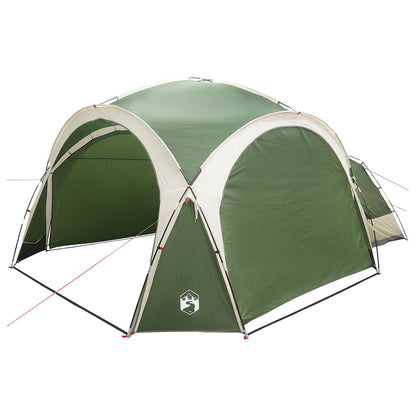 vidaXL Side Tent Green 410 x 410 x 250 cm Polyester and Steel
