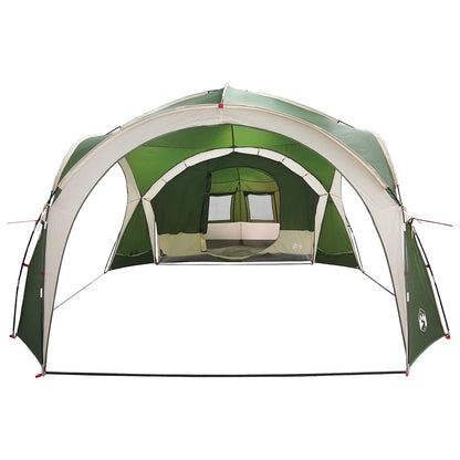 vidaXL Side Tent Green 410 x 410 x 250 cm Polyester and Steel