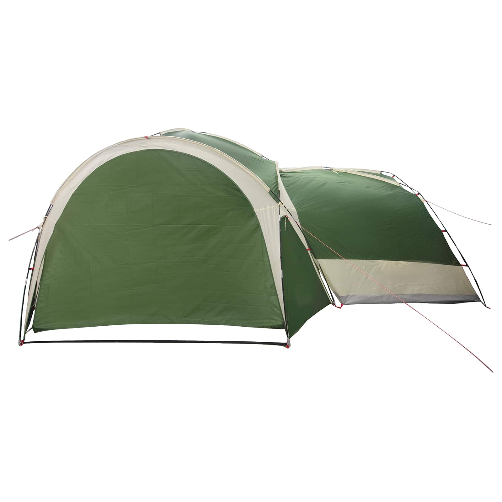 vidaXL Side Tent Green 410 x 410 x 250 cm Polyester and Steel