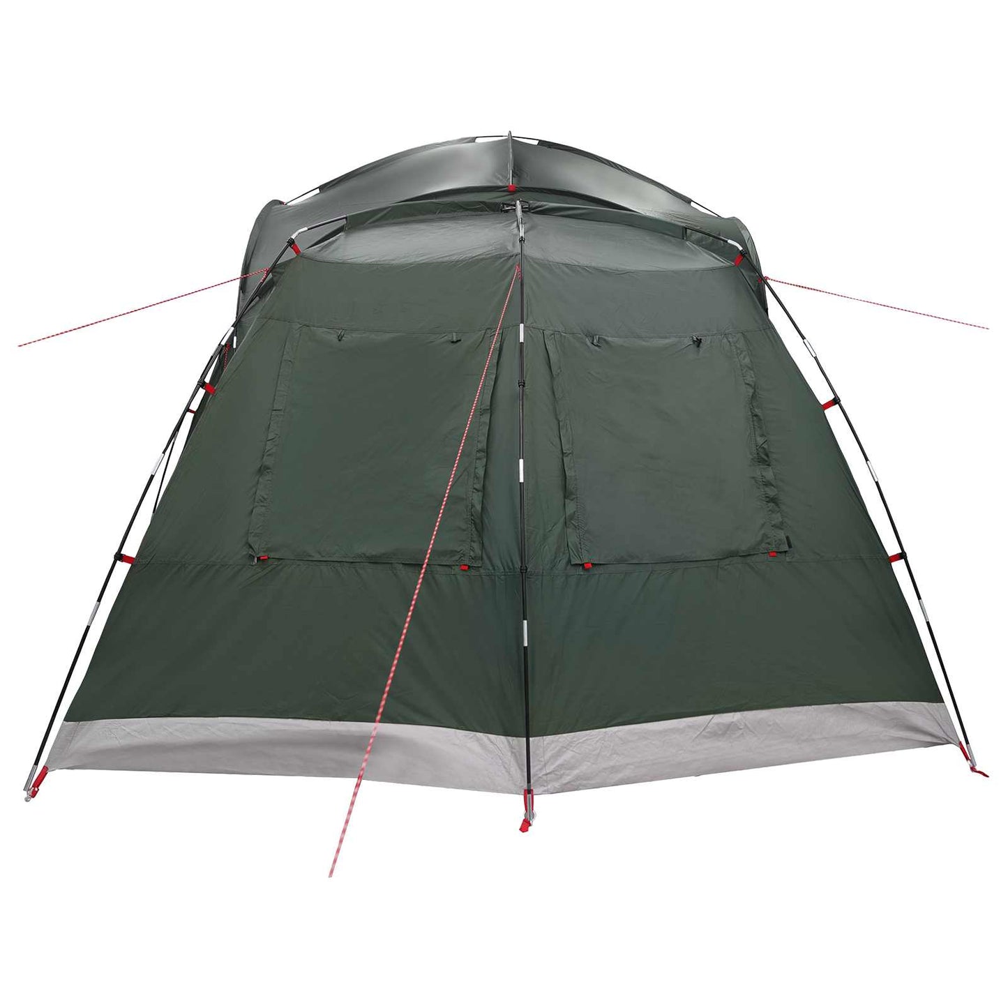 vidaXL Side Tent Army Green 410 x 410 x 250 cm Polyester and Steel