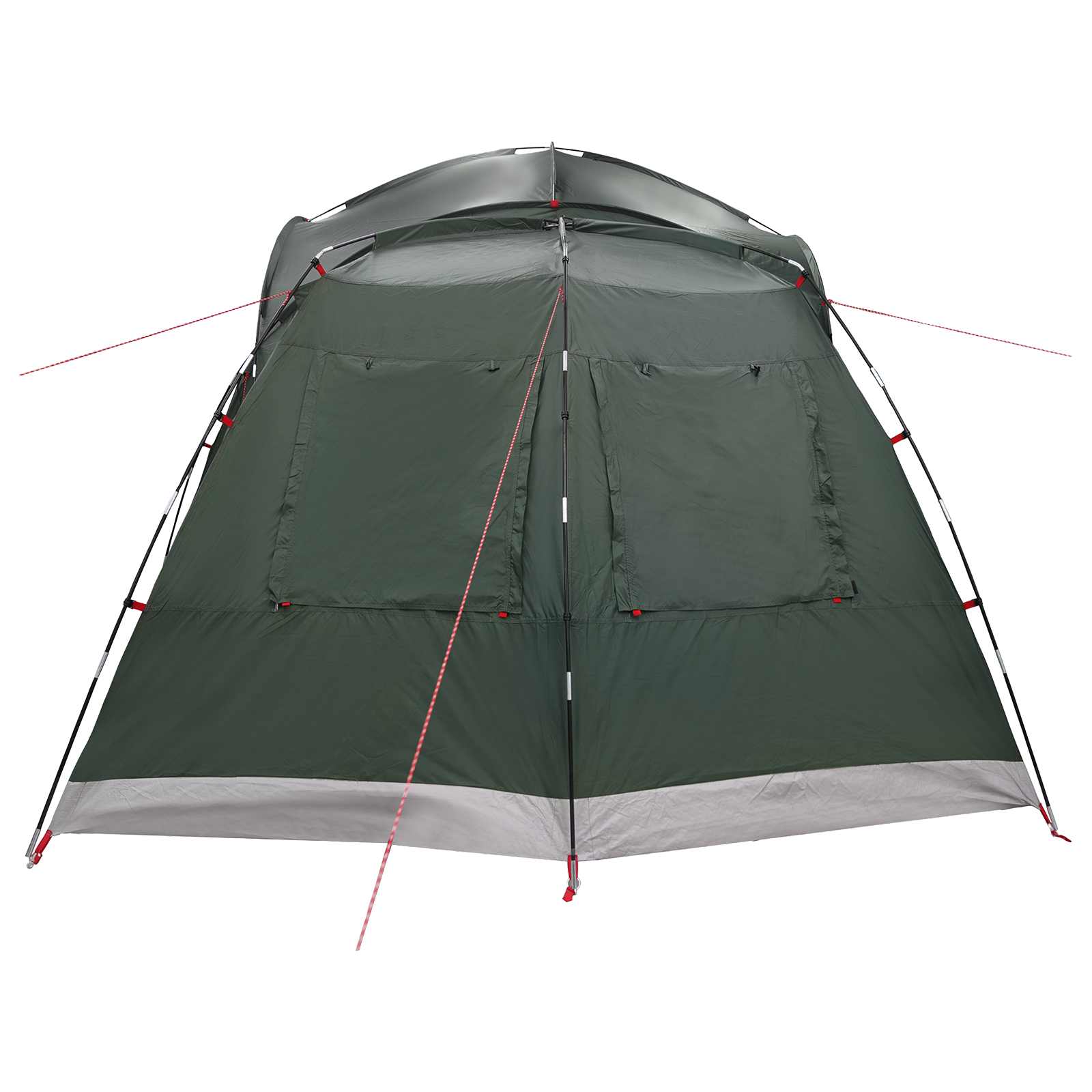 vidaXL Side Tent Army Green 410 x 410 x 250 cm Polyester and Steel