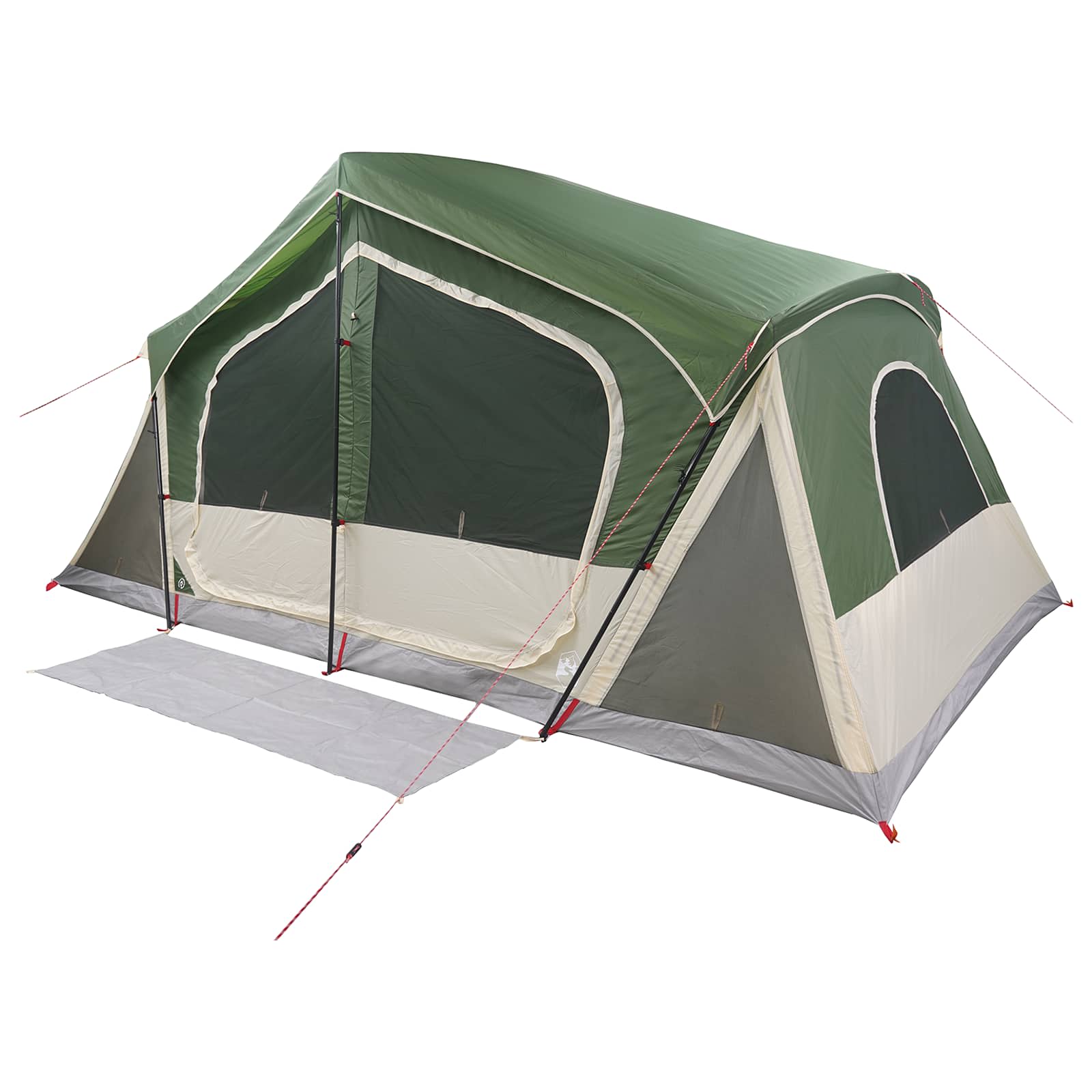 vidaXL Cabin Tent Green 480 x 273 x 205 cm Polyester and Steel
