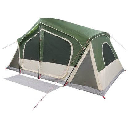 vidaXL Cabin Tent Green 480 x 273 x 205 cm Polyester and Steel