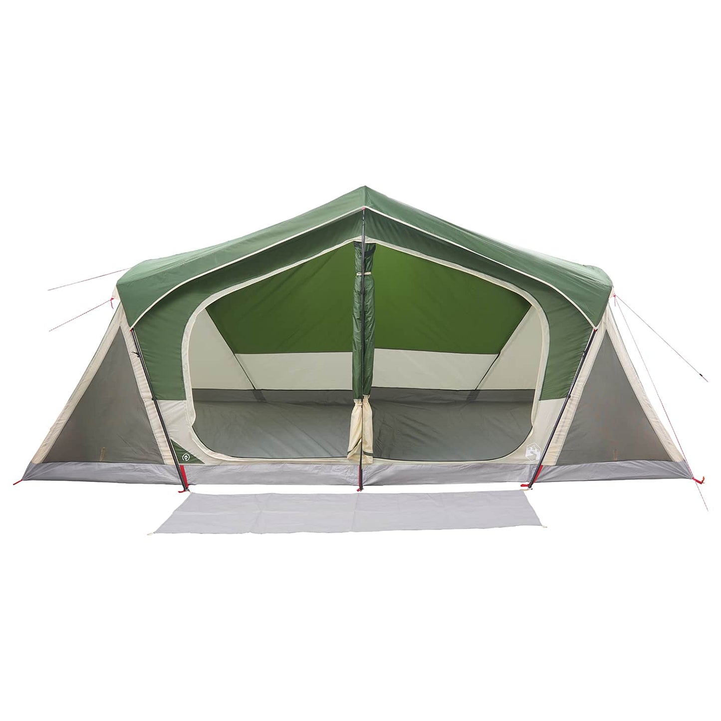 vidaXL Cabin Tent Green 480 x 273 x 205 cm Polyester and Steel