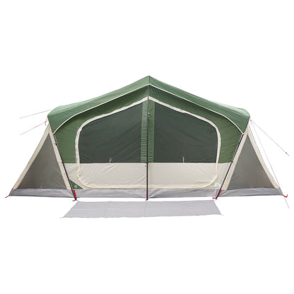 vidaXL Cabin Tent Green 480 x 273 x 205 cm Polyester and Steel