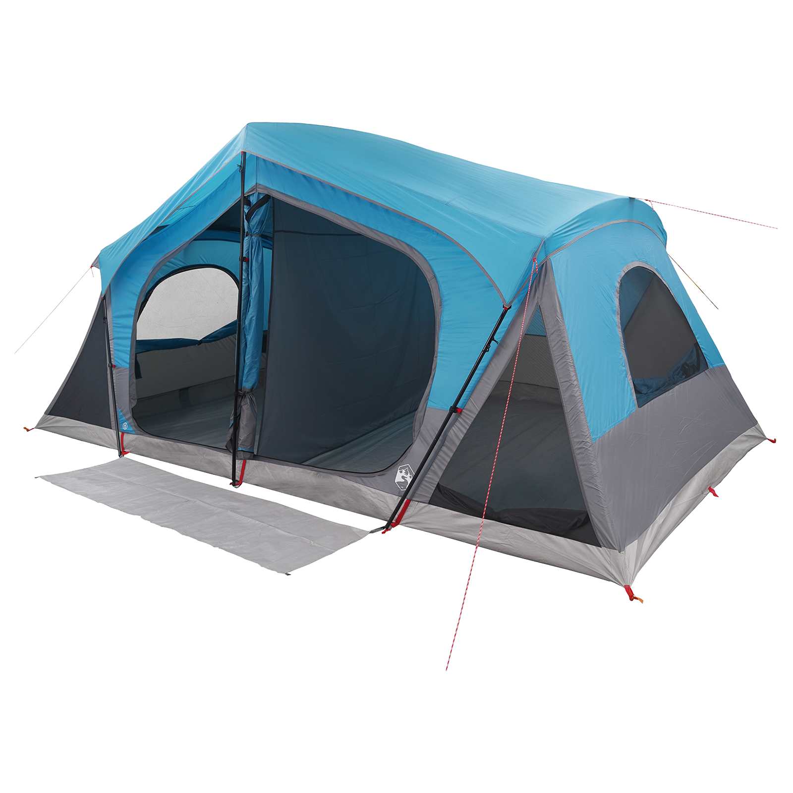 vidaXL Cabin Tent Blue 480 x 273 x 205 cm Polyester and Steel