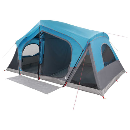 vidaXL Cabin Tent Blue 480 x 273 x 205 cm Polyester and Steel