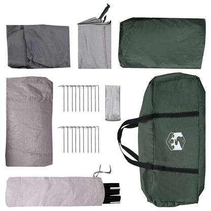 vidaXL Cabin Tent Army Green 480 x 273 x 205 cm Polyester and Steel