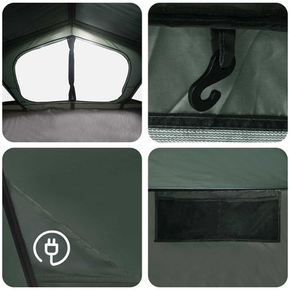 vidaXL Cabin Tent Army Green 480 x 273 x 205 cm Polyester and Steel