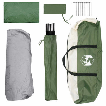 vidaXL Instant Tent Green 305 x 215 x 140 cm Polyester and Steel