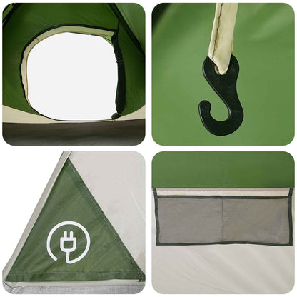 vidaXL Instant Tent Green 305 x 215 x 140 cm Polyester and Steel