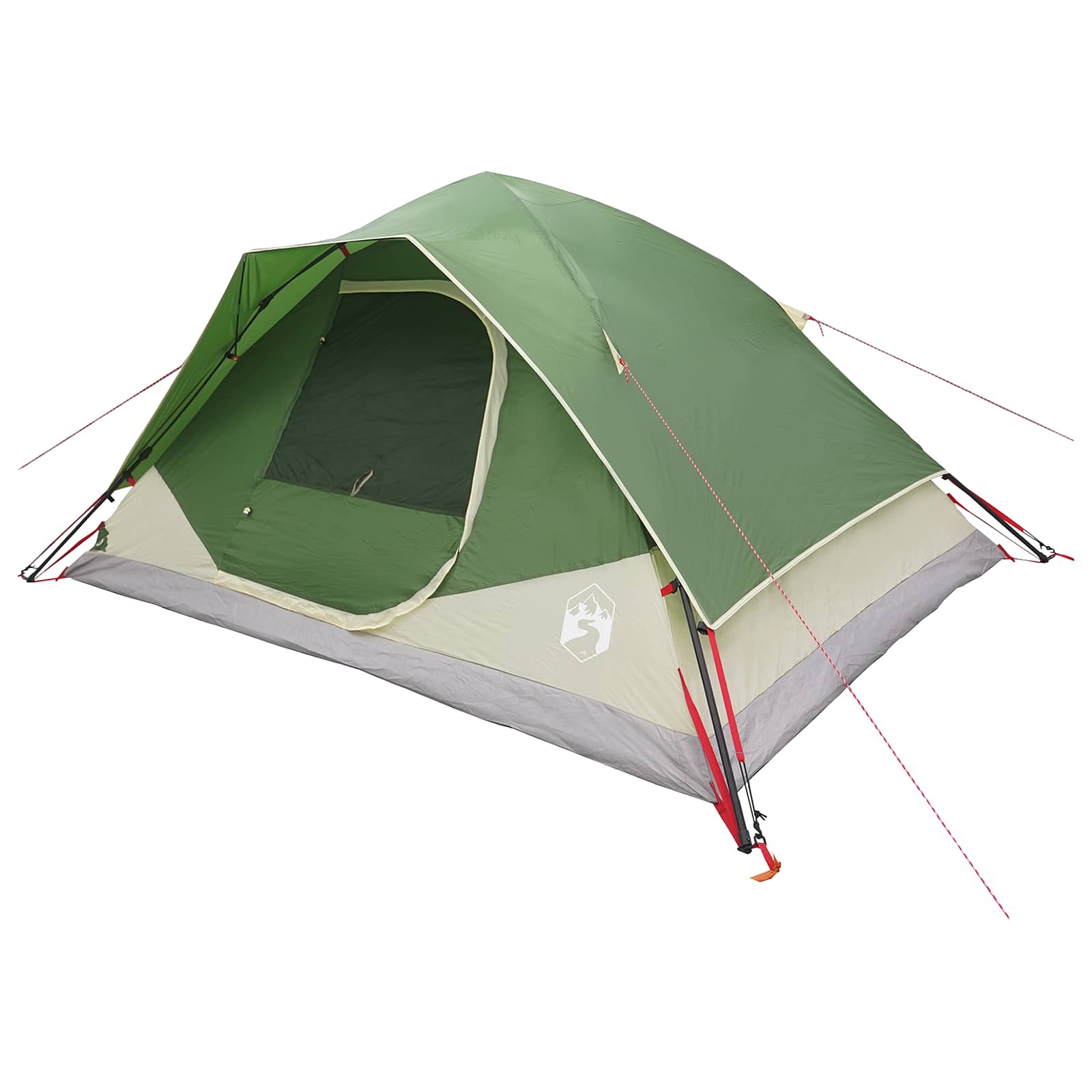 vidaXL Instant Tent Green 305 x 215 x 140 cm Polyester and Steel