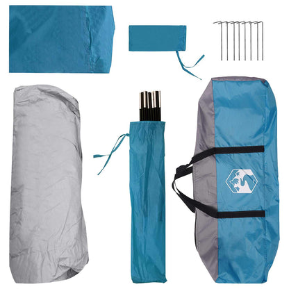 vidaXL Instant Tent Blue 305 x 215 x 140 cm Polyester and Steel