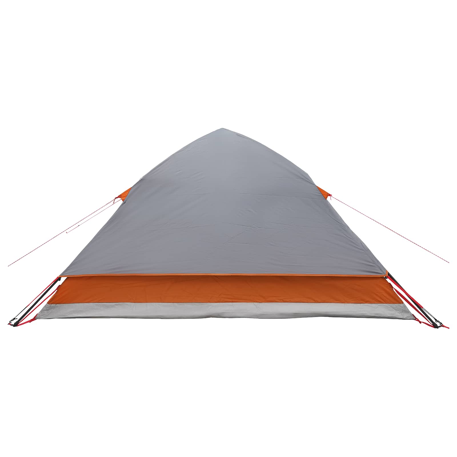 vidaXL Instant Tent with Roof Grey and Orange 305 x 215 x 140 cm