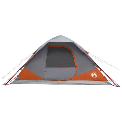 vidaXL Instant Tent with Roof Grey and Orange 305 x 215 x 140 cm