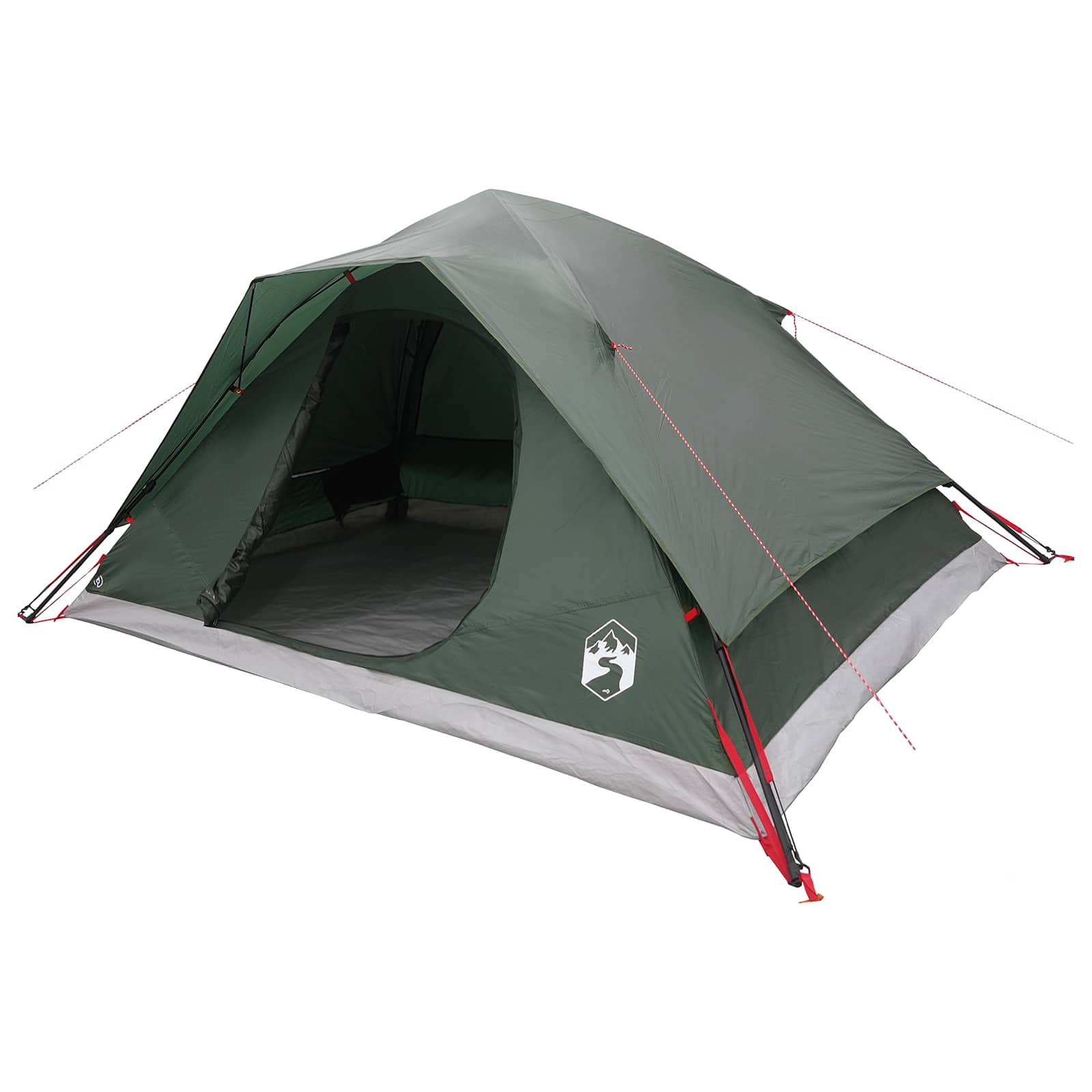 vidaXL Instant Tent Army Green 305 x 215 x 140 cm Polyester and Steel