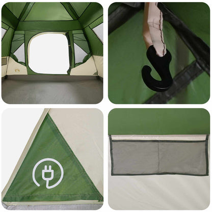 vidaXL Instant Tent Green 305 x 275 x 190 cm Polyester and Steel