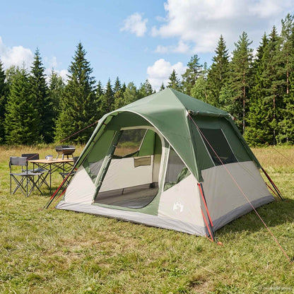 vidaXL Instant Tent Green 305 x 275 x 190 cm Polyester and Steel