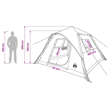 vidaXL Instant Tent Blue 305 x 275 x 190 cm Polyester and Steel